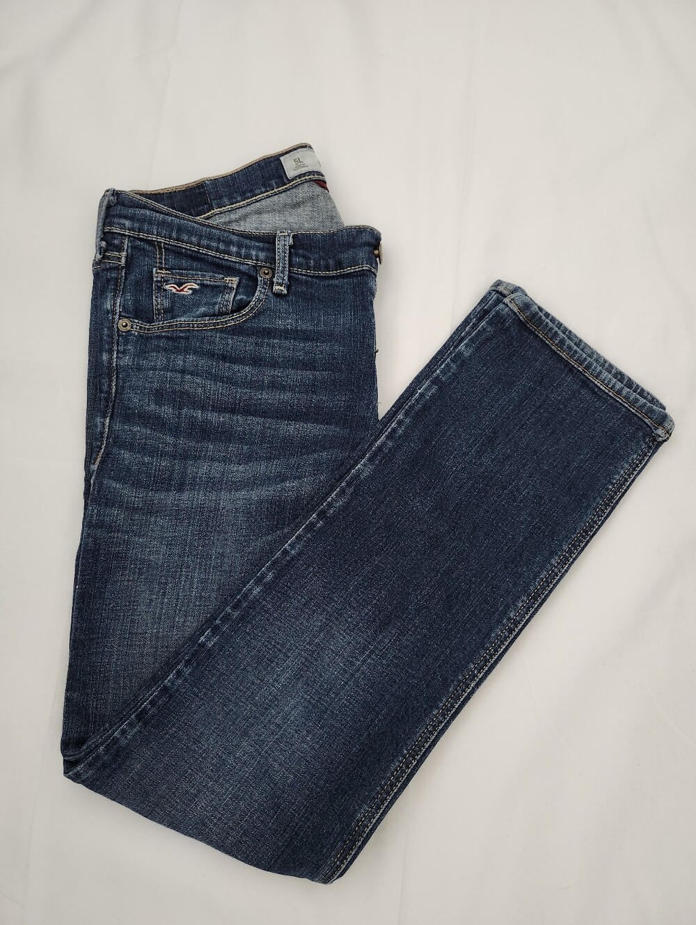 Hollister Women's Dark Blue Skinny Jeans